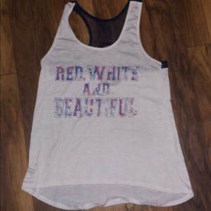 Red White & Beautiful Tank